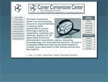 Tablet Screenshot of careercornerstone.org